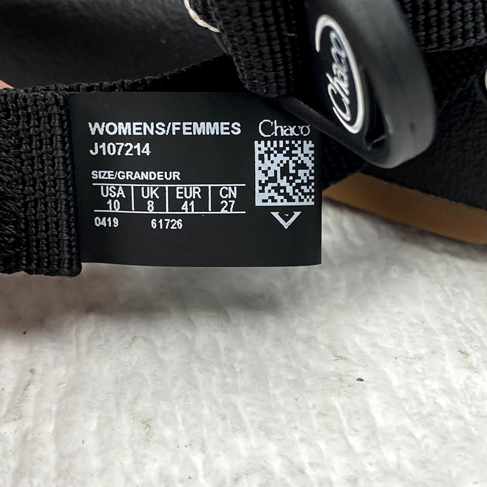 Chaco Sandals Womens ZX2 SZ 10 Classic Black White Hike Sports Water Outdoors - Picture 14 of 16